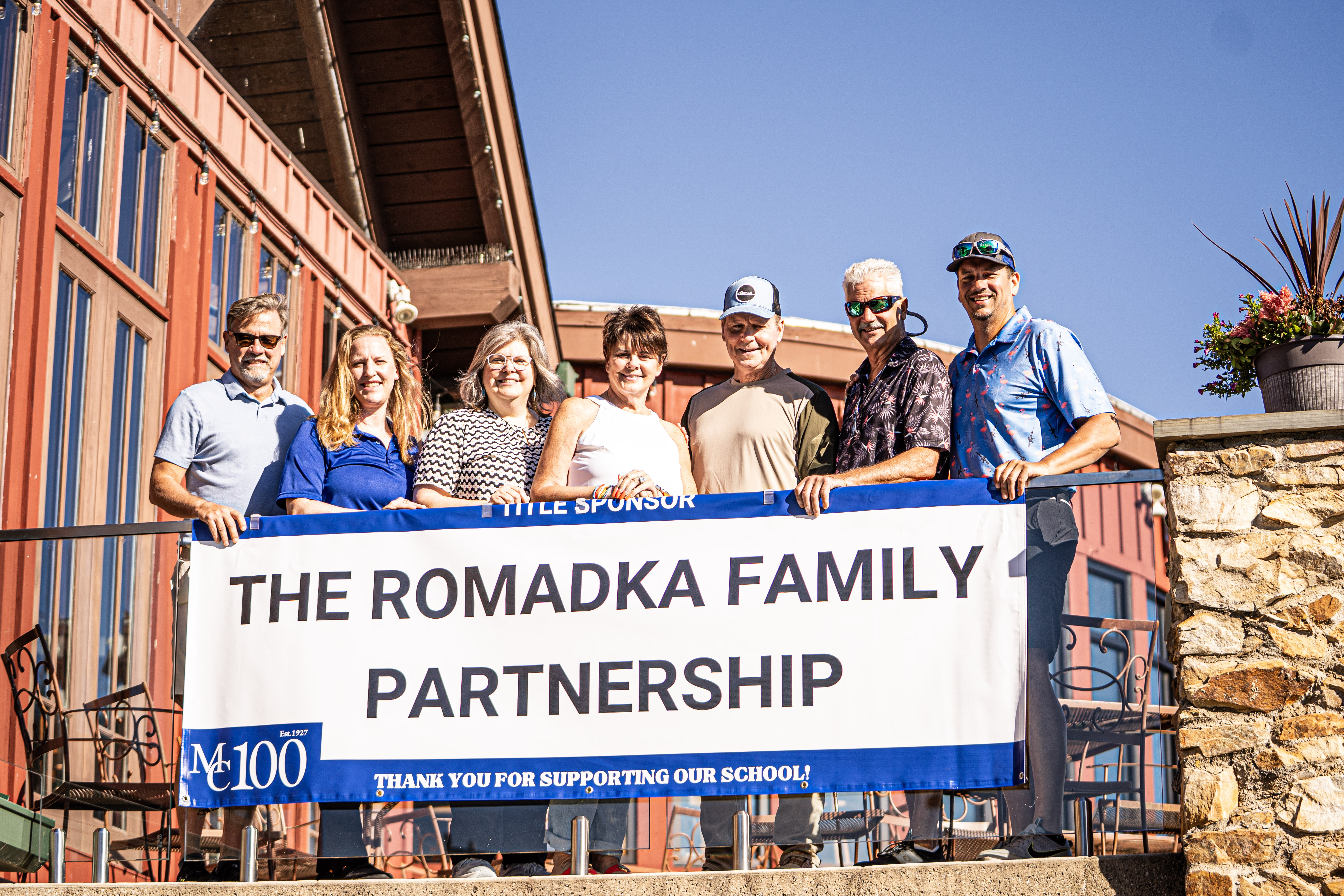 The Romadka Family and OLMC School Leaders The Romadka Family and OLMC School Leaders